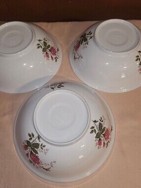 melamine Koyo 8009 White Floral  Bowls  (Set of 3)